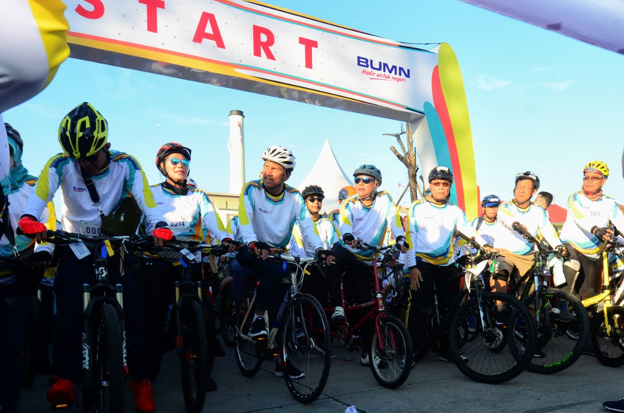 HUT ke 20 BUMN, 7.500 Peserta  Ramaikan Tour De Tjolomadoe