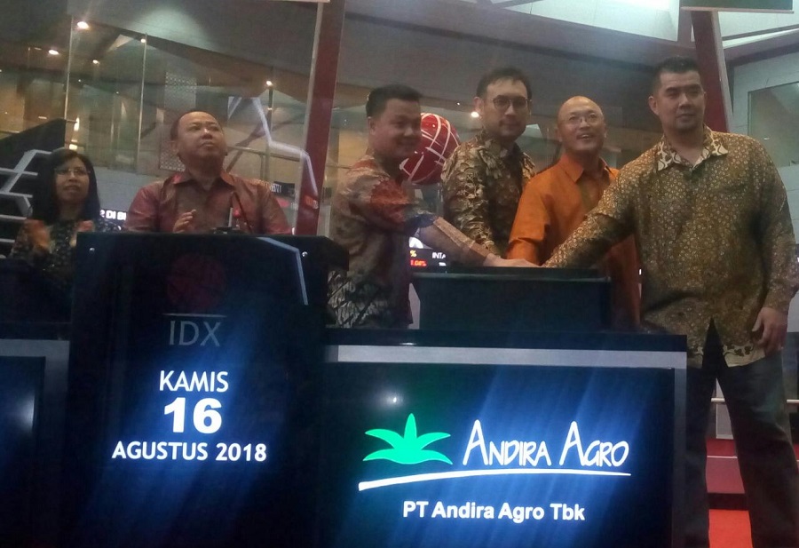 Listing Perdana, Hanya Transaksi 22 Lot Saham ANDI Melejit 70 Persen