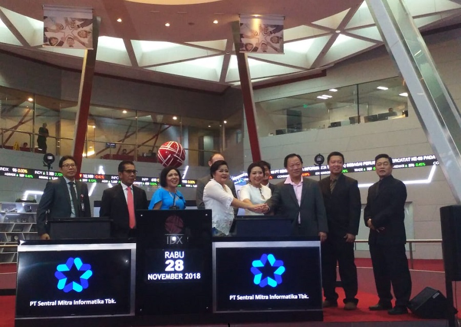 Turun Terus, BEI Hentikan Perdagangan Saham PT Sentral Mitra Informatika (LUCK)