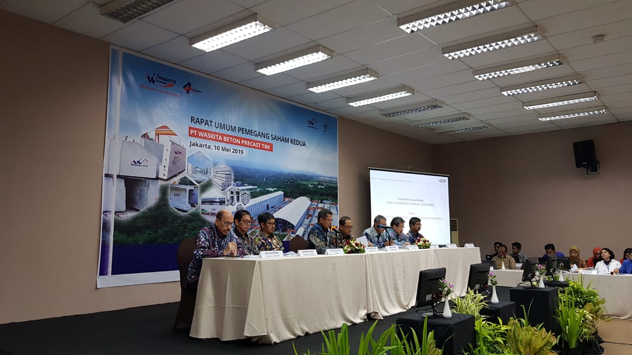 PT Waskita Beton Precast Tbk (WBSP) Melaksanakan RUPS ke dua Tahun 2019