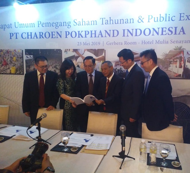 18 Juni 2019, PT Charoen Pokphand Indonesia (CPIN) Bagi Dividen Rp1,93 Triliun Setara Rp118 per Saham