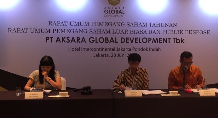 Tak Bagi Dividen, PT Aksara Global Development (GAMA) Fokus Lanjutkan Pengembangan Proyek