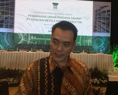 Listing Besok, Harga Perdana PT Trinitan Metals and Minerals Rp 300 Per Saham