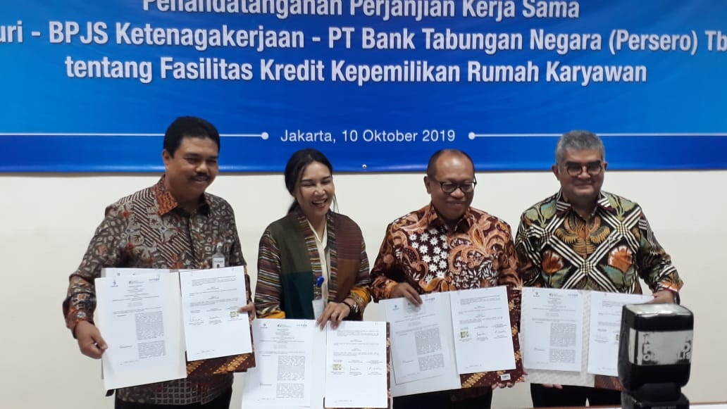 Dorong Percepatan Program Sejuta Rumah Tiga BUMN Bersinergi