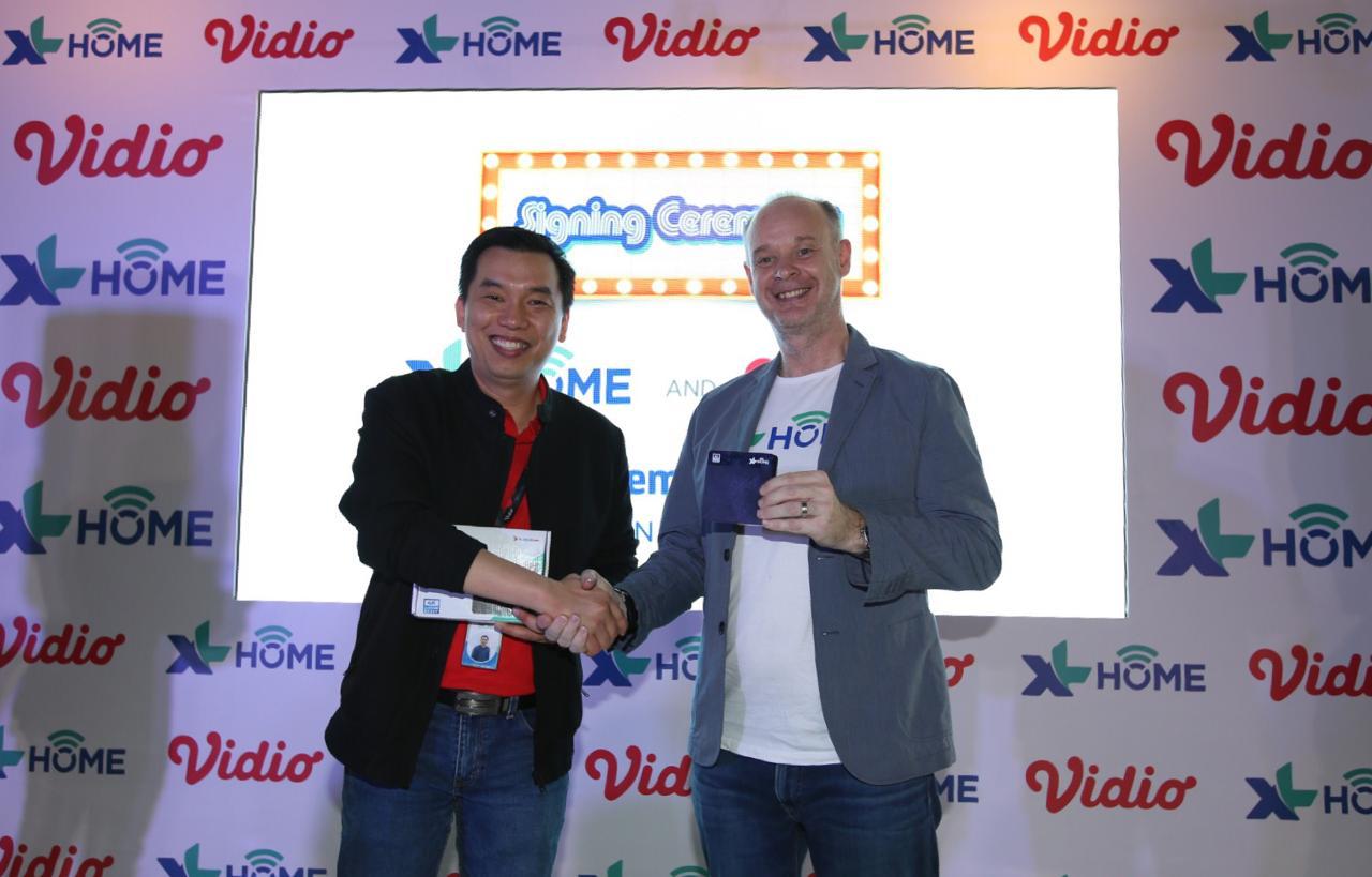 Perkuat Pelayanan, XL Axiata Tbk (EXCL) Gandeng Vidio Dot Com