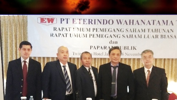 Kinerja Kuartal III Eterindo Wahanatama (ETWA) Membaik, Akan Garap Pasar Ekspor