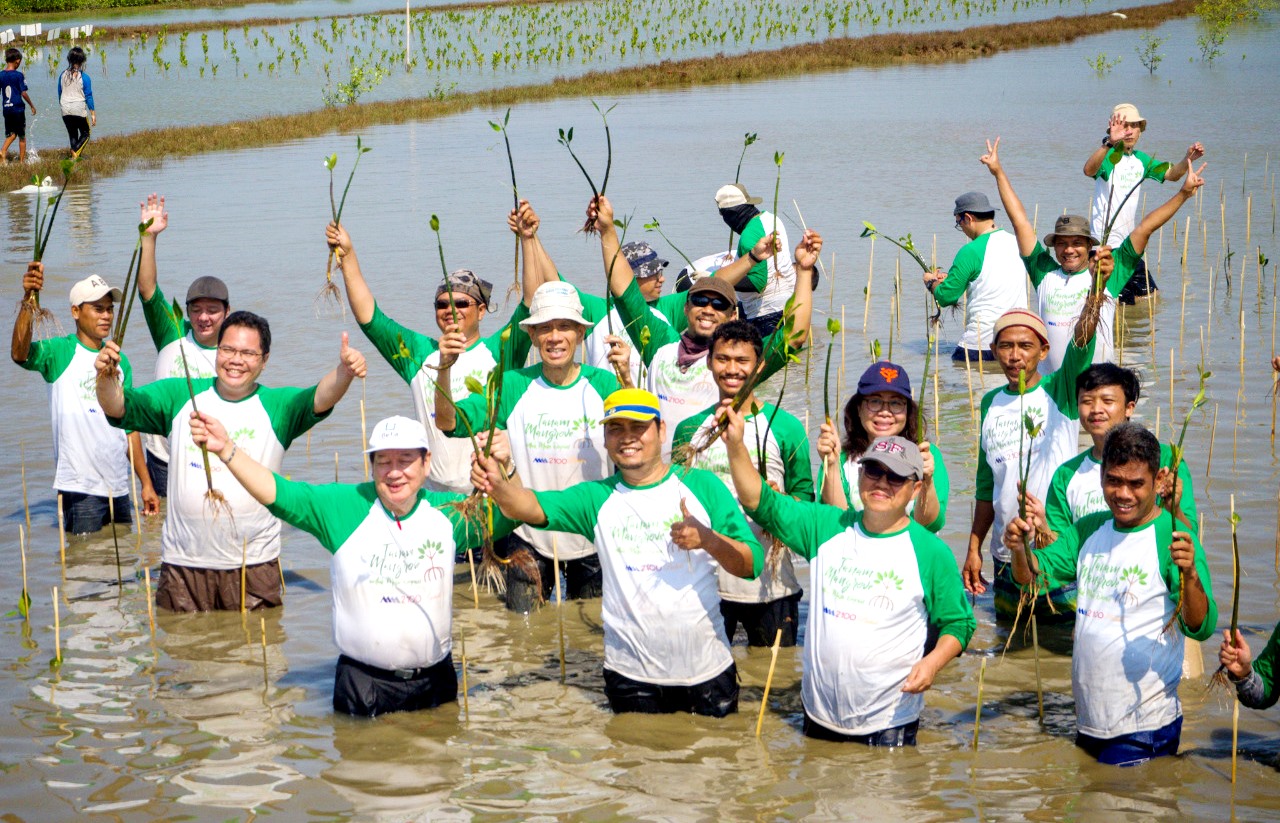 Peringati Hari Menanam Pohon, Bekasi Fajar Industrial Estate (Best) Tanam 12.000 Pohon Mangrove