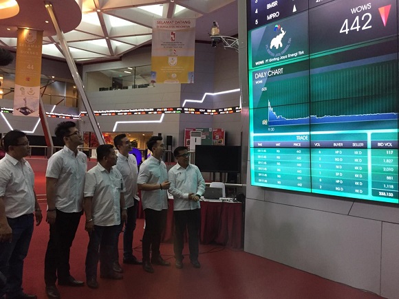 Listing Di BEI, Saham PT Ginting Jaya Energi (WOWS) Hanya Naik 4,44 Persen