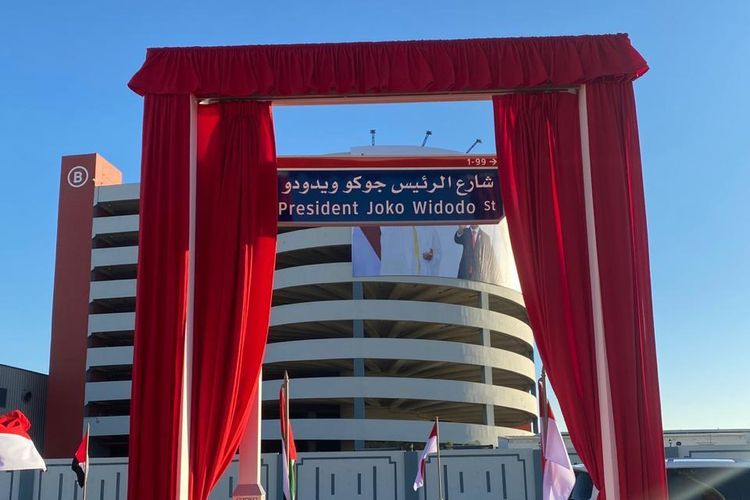 Nama Presiden Joko Widodo jadi Nama Jalan di Abu Dhabi, Uni Emirat Arab
