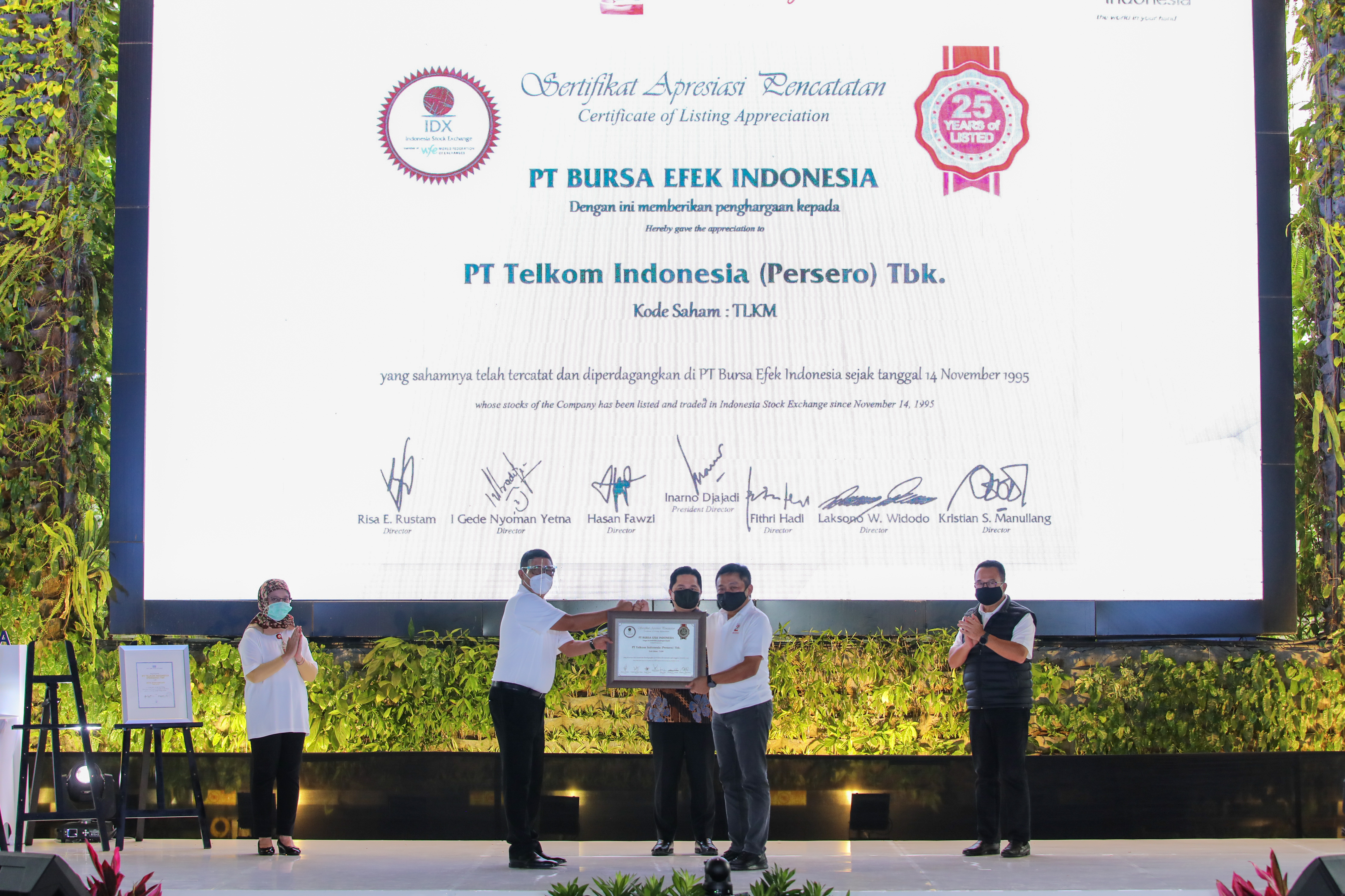 25 Tahun Dual Listing di Bursa Dunia, Telkom Percepat Transformasi Digital Menuju Indonesia Maju
