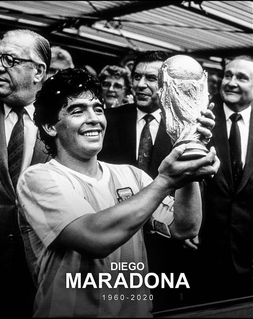Berita Duka, Legenda Sepakbola Dunia Diego Armando Marradona Tutup Usia