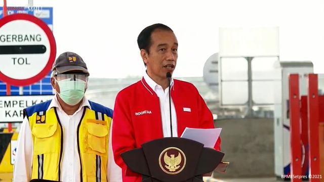 Presiden Resmikan Tol Kayu Agung-Kramasan