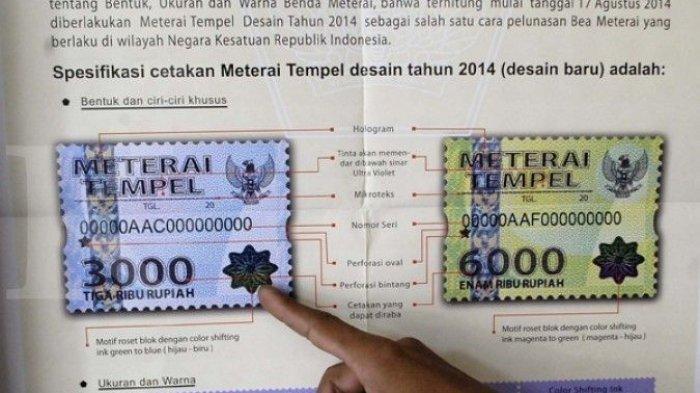 Jangan Salah, Materai Lama Rp3.000 dan Rp6.000 Masih Berlaku