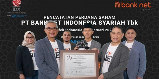 7 Hari Listing Naik 182 Persen, Bank Net Indonesia Syariah (BANK) Masuk UMA