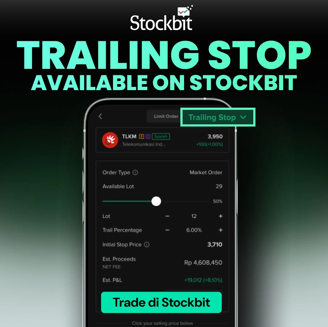 Trailing Stop Stockbit