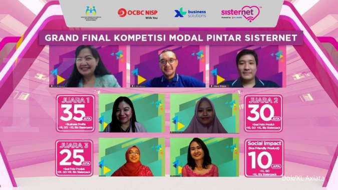 XL Axiata (EXCL)-OCBC NISP Gelar Kompetisi Modal Pintar Sisternet UMKM