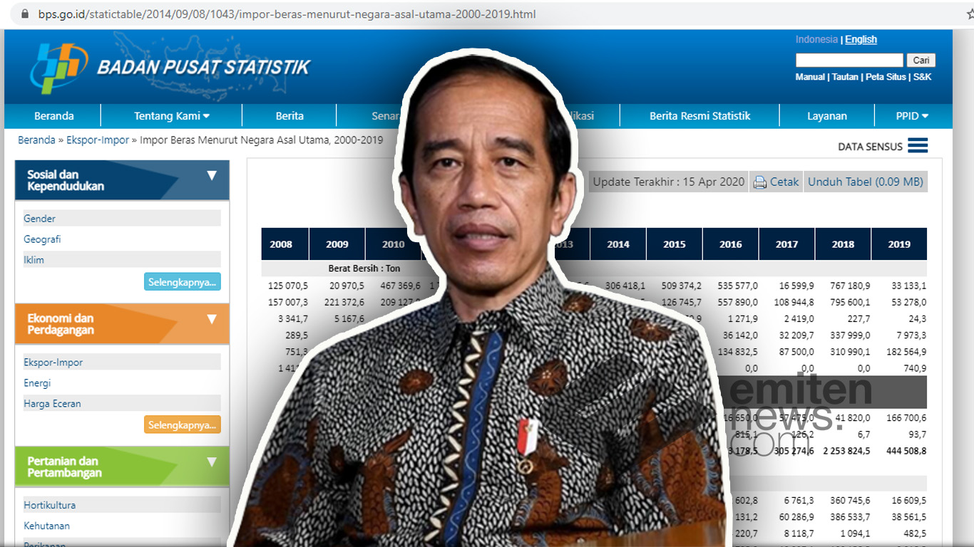 Presiden Bilang Sudah 3 Tahun Tak Impor Beras, Ini Faktanya