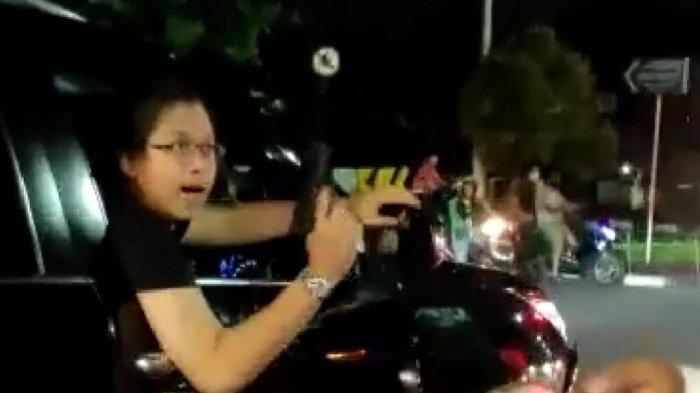 Jagoan yang Todongkan Senjata Saat Cekcok di Jalan jadi Tersangka