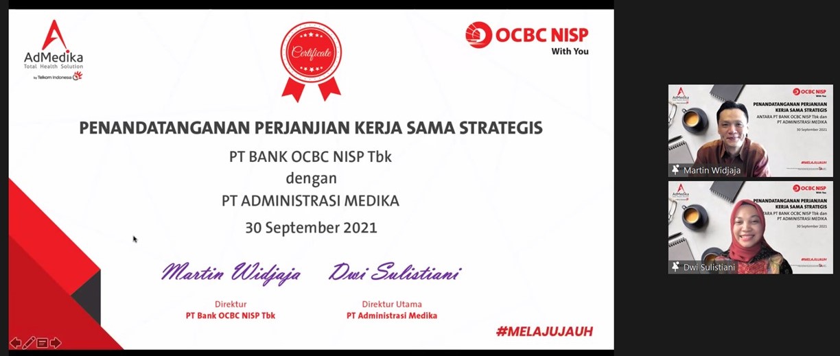 Bank OCBC NISP (NISP) dan AdMedika Jalin Kerjasama Pembiayaan Alat Kesehatan