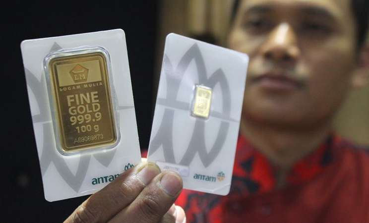 Harga Emas Antam Hari Ini Naik Rp1.000 Per Gram