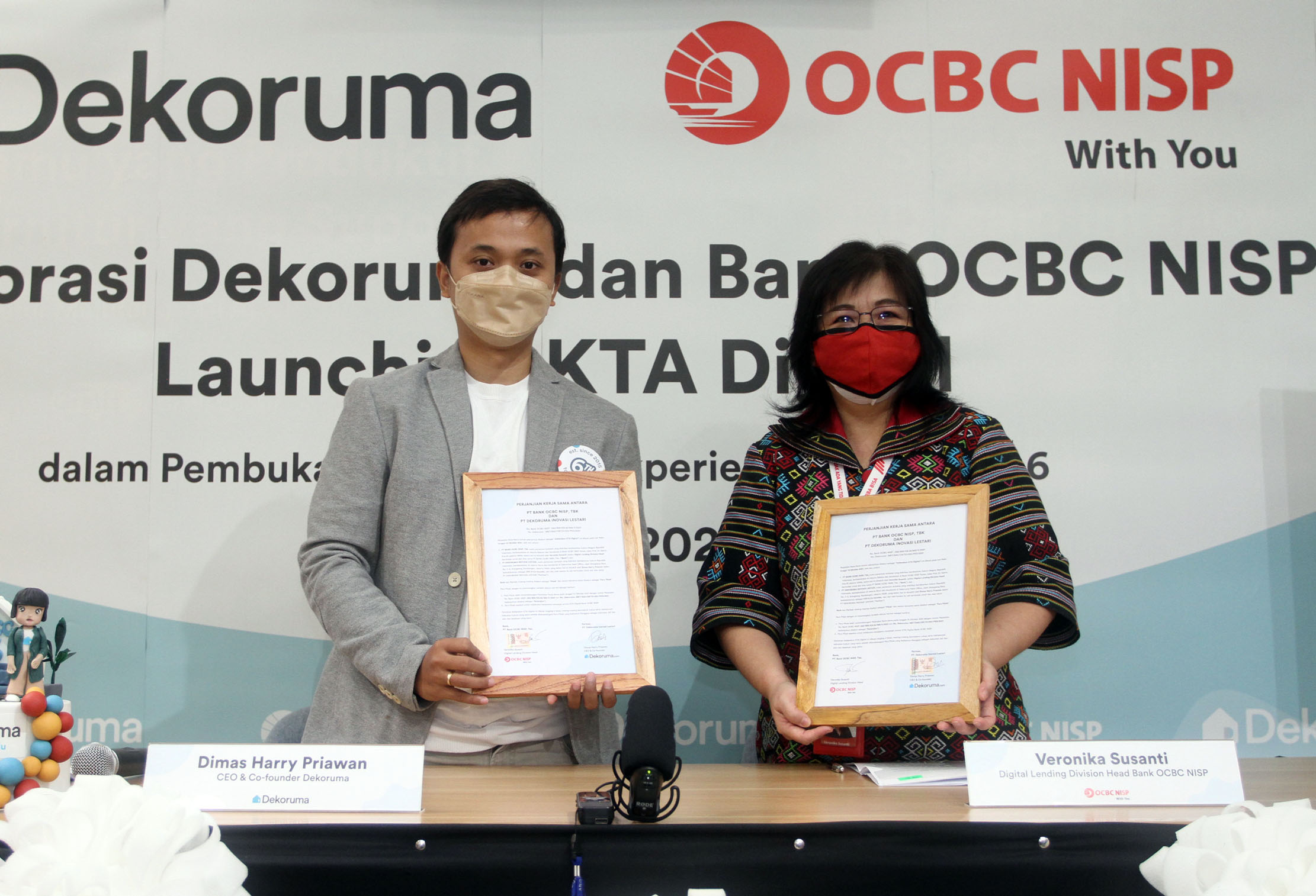 Gandeng Dekoruma, Bank OCBC NISP (NISP) Resmi Luncurkan KTA Digital