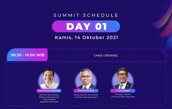 Tingkatkan Investor Pasar Modal, SRO Gelar Capital Market Summit & Expo