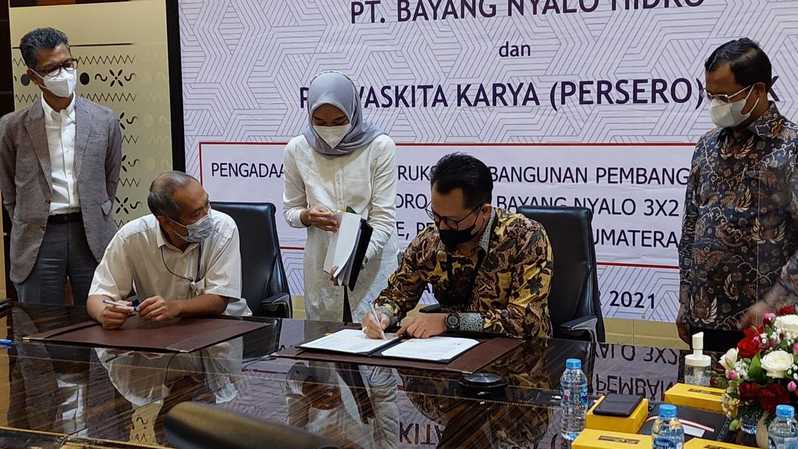 Waskita Karya (WSKT) Kantongi Kontrak Pembangunan PLTM Bayang Nyalo Rp128 Miliar