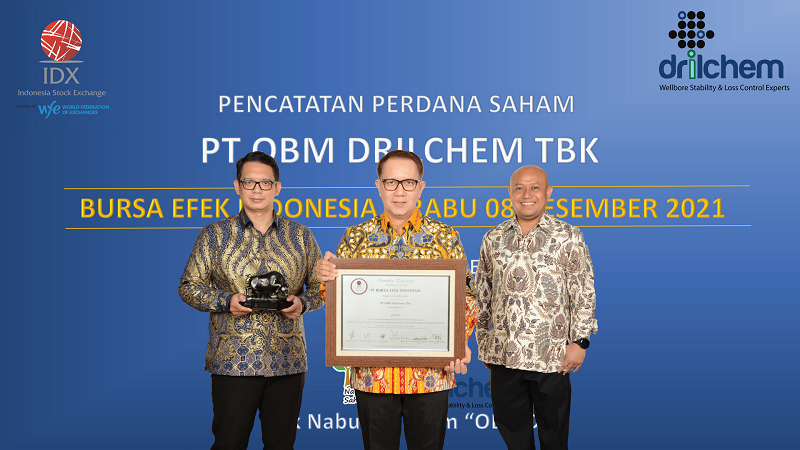 Listing Perdana, Saham OBM Drilchem (OBMD) Berkutat di Zona Merah