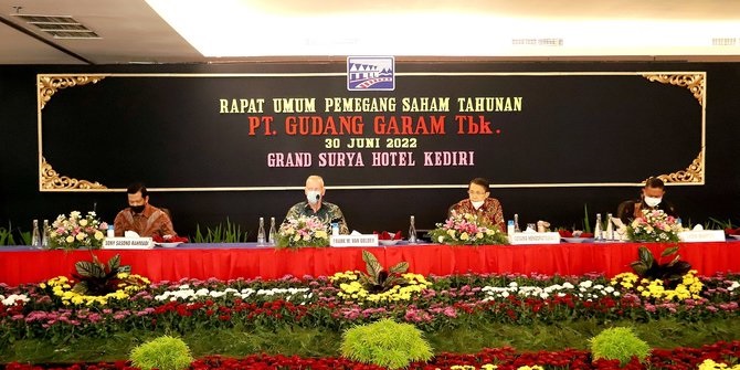 Rombak Direksi, Gudang Garam (GGRM) Restui Tebar Dividen Rp4,3 T Setara Rp2.250 per Saham