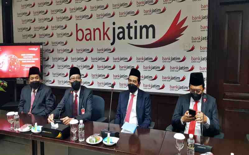 Tumbuh 1,49%, Bank Jatim (BJTM) Cetak Laba Bersih Rp815 Miliar di Semester I 2022