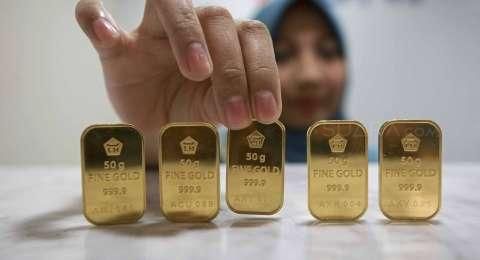 Harga Emas Antam Pagi Ini Turun Rp6.000 Per Gram