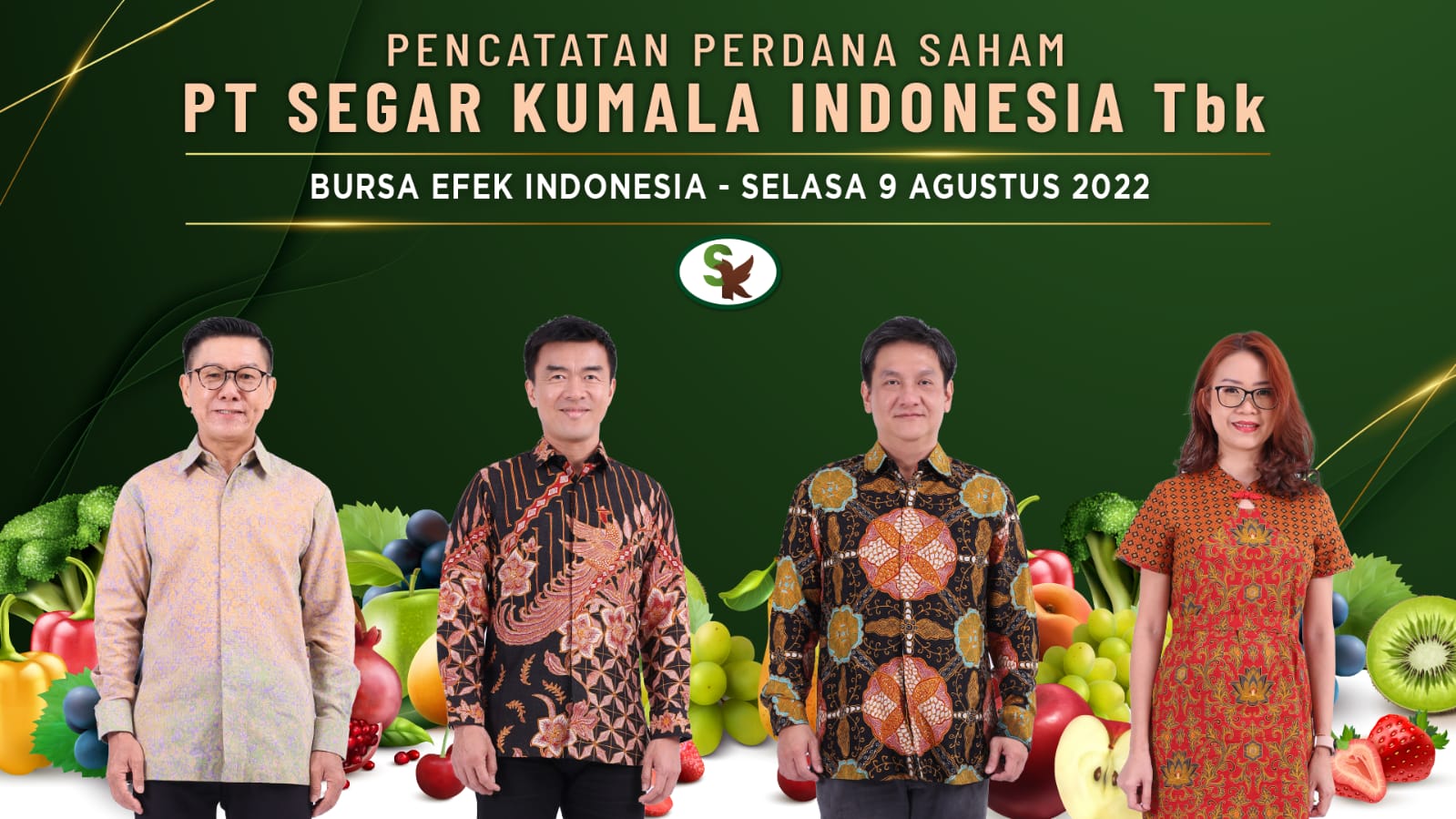 Oversubscribed 3 Kali, Listing Perdana Saham Segar Kumala (BUAH) Menuju ARA