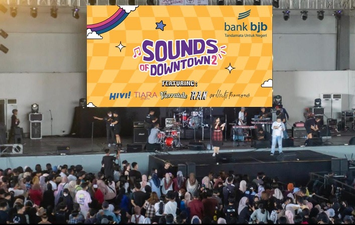 Bank BJB (BJBR) Beri Banyak Kemudahan di Gelaran Sounds of Downtown 2