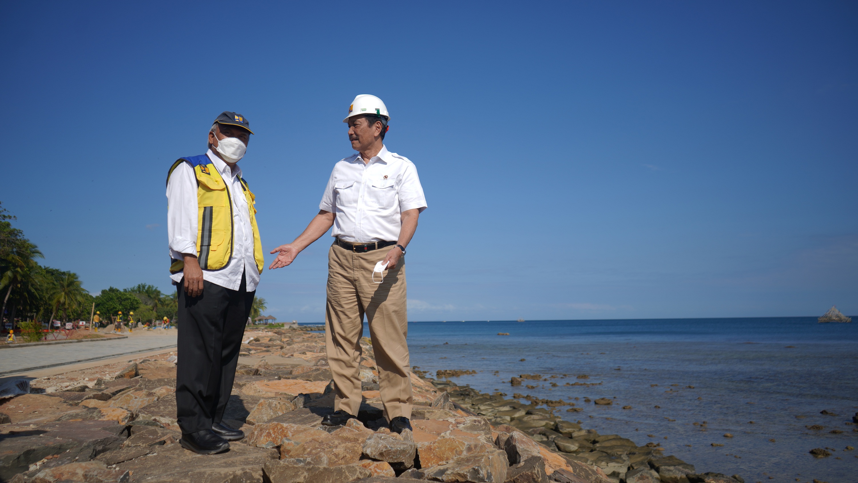 Dicek Menko Luhut, Waskita (WSKT) Kebut Proyek Pengamanan Pantai KEK Tanjung Lesung