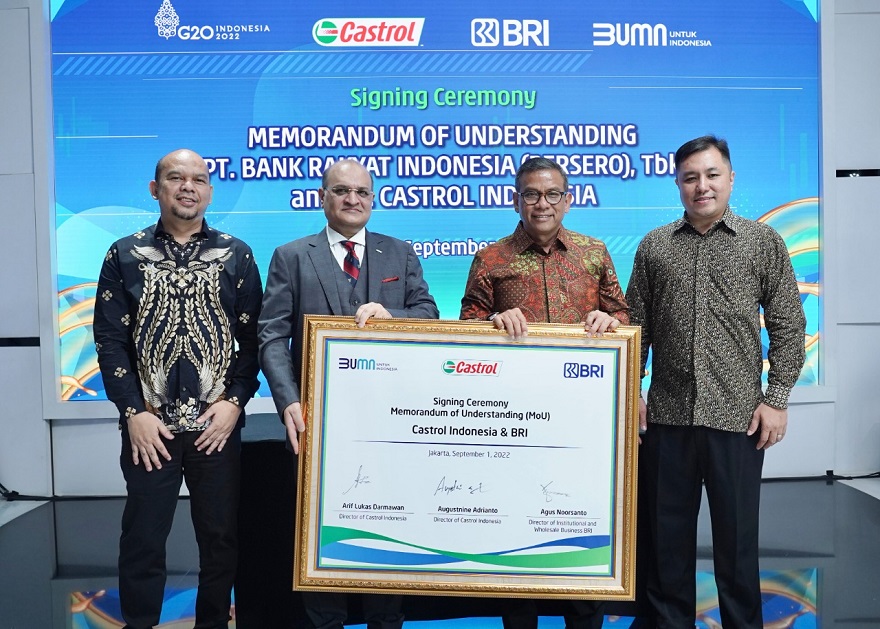 BRI (BBRI) Gandeng Castrol Indonesia, Perluas Pembiayaan ke Distributor dan Outlet Pelumas