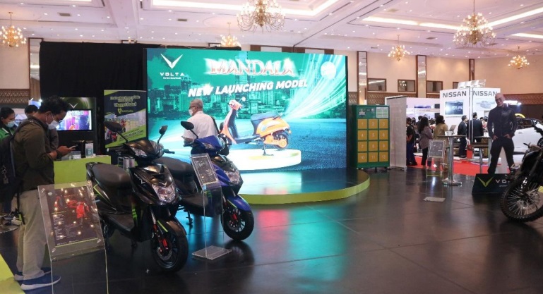 Ramaikan IEMS 2022, Volta (NFCX) Pamerkan Keunggulan Motor Listrik Mandala 