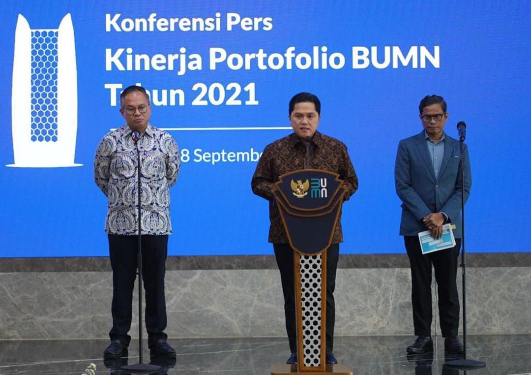 Pendapatan BUMN Capai Rp2.292 Triliun di 2021, Telkom, BRI dan Mandiri Masuk 5 Teratas