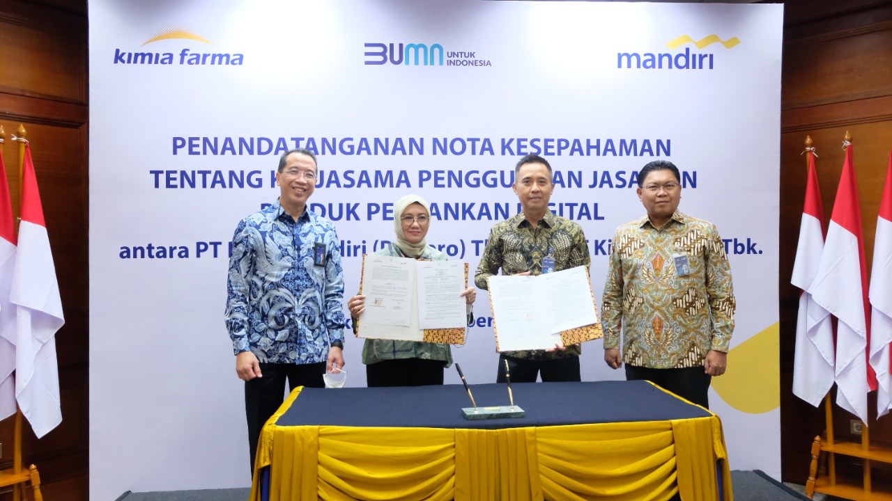 Kimia Farma (KAEF) Gandeng Bank Mandiri (BMRI) Permudah Akses Layanan Kesehatan