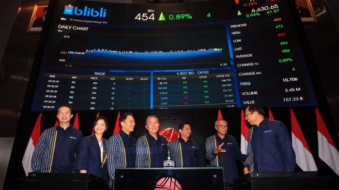 Wakil Komut Blibli Borong 63,39 Juta Saham BELI Rp459,94 per Lembar