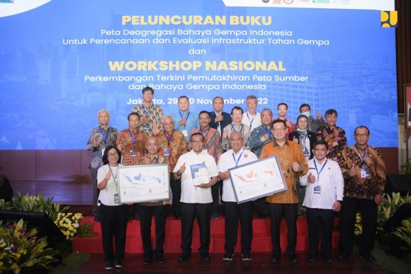 Kementerian PUPR Luncurkan Buku Peta Deagregasi Bahaya Gempa Indonesia