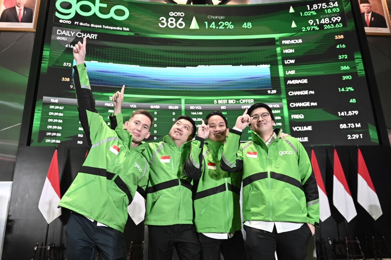 Periode Lockup Berakhir, Saham GoTo Gojek (GOTO) Ambrol 6,62 Persen