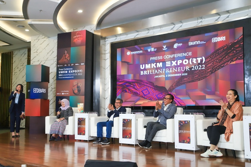 Bawa UMKM Mendunia, BRI Gelar UMKM EXPO(RT) BRILIANPRENEUR 2022