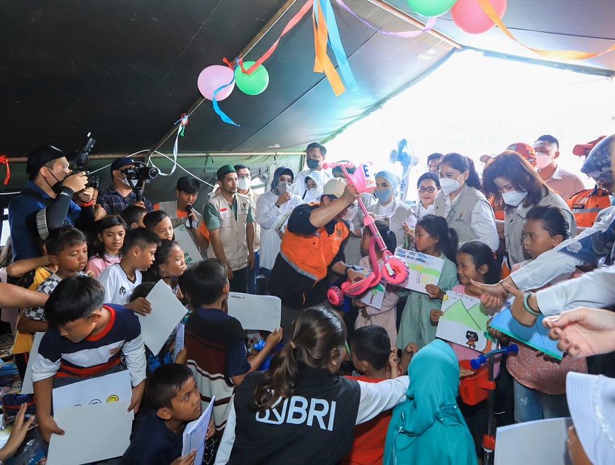 Srikandi BRI dan BUMN, Bahu Membahu Percepat Pemulihan Korban Gempa Cianjur