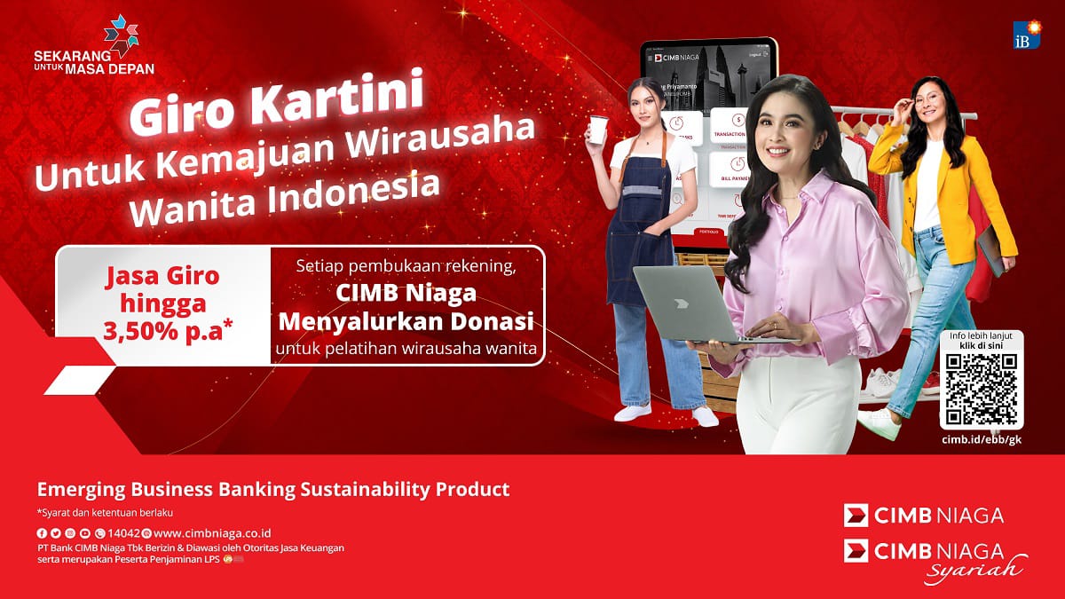 Apresiasi Bagi Womenpreneur, CIMB Niaga (BNGA) Hadirkan Giro Kartini