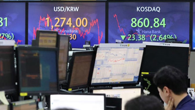 Indeks Kospi Ditutup Turun 0,67 persen Hari Ini