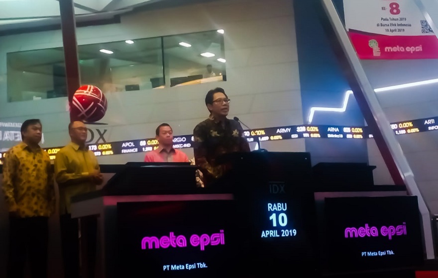 Melambung 60,9 Persen, BEI Gembok  Saham Meta Epsi (MTPS)