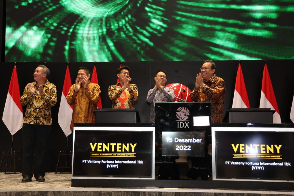 Kurang Menggigit! Debut Perdana Saham Venteny Fortuna (VTNY) Memble  