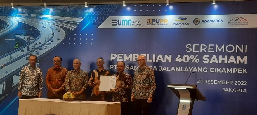 Sah! Nusantara Infrastructure (META) Caplok 40 Persen Jalanlayang MBZ Milik Jasa Marga