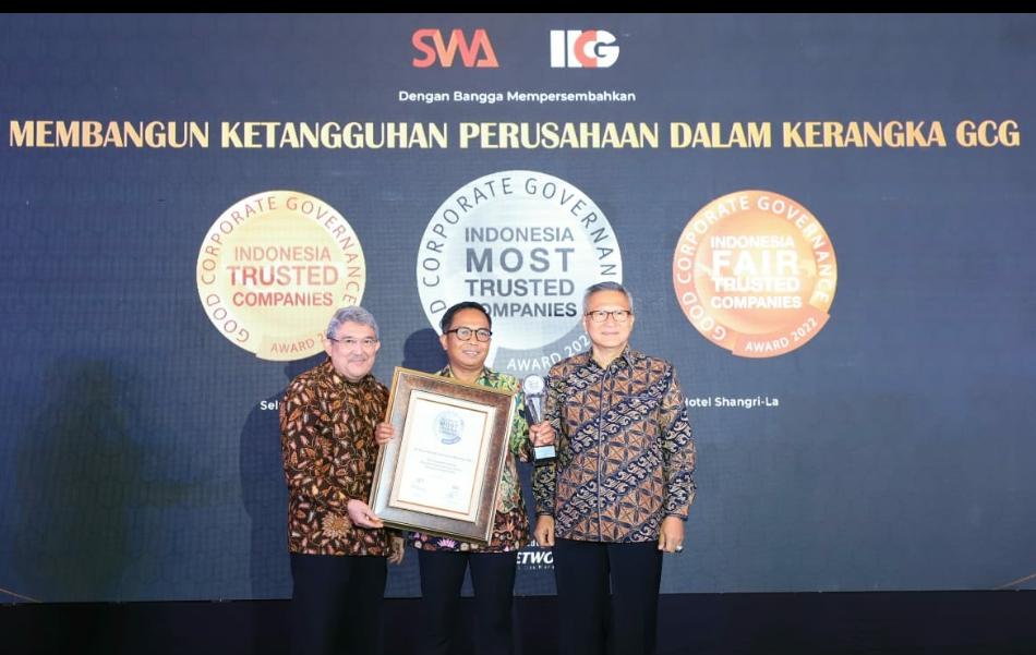 Terapkan GCG Terbaik, BRI Jadi Indonesia Most Trusted Companies 2022