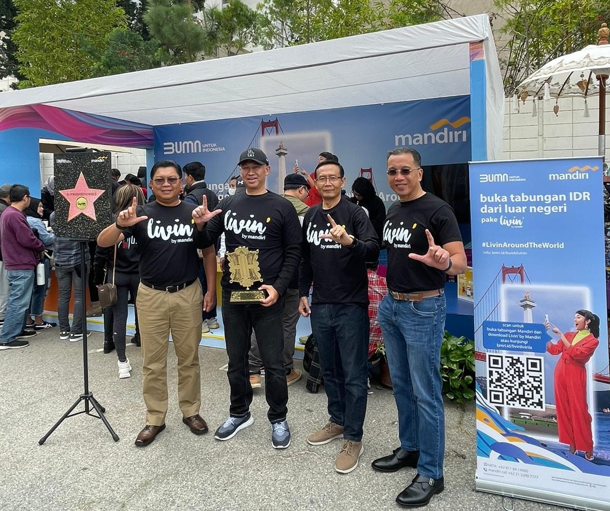 Hadir di Los Angeles, Bank Mandiri Kenalkan Layanan Livin' Around The World